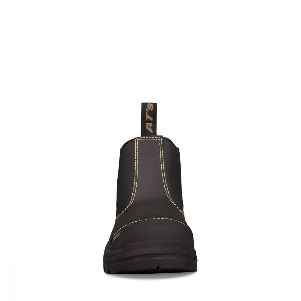 Oliver 55-320 Elastic Sided Safety Boots - Black (Size: 14)