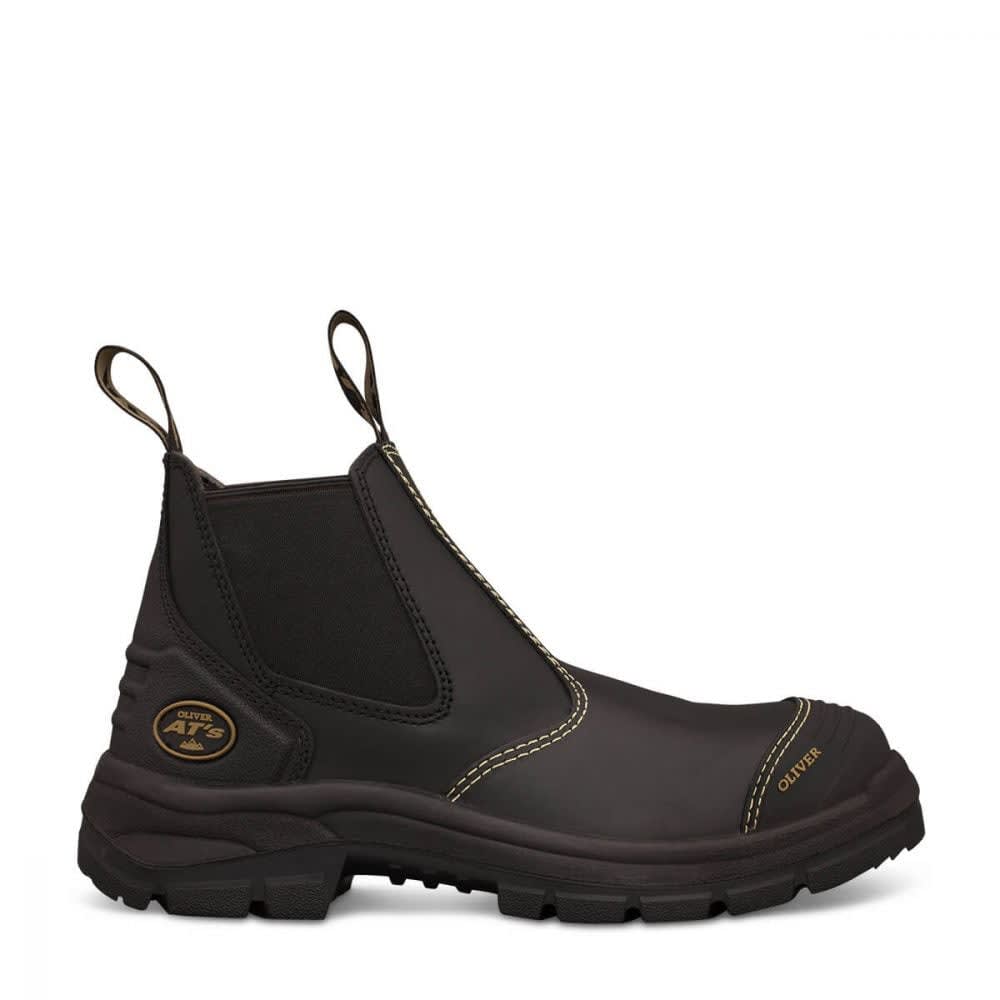 Oliver 55-320 Elastic Sided Safety Boots - Black (Size: 14)