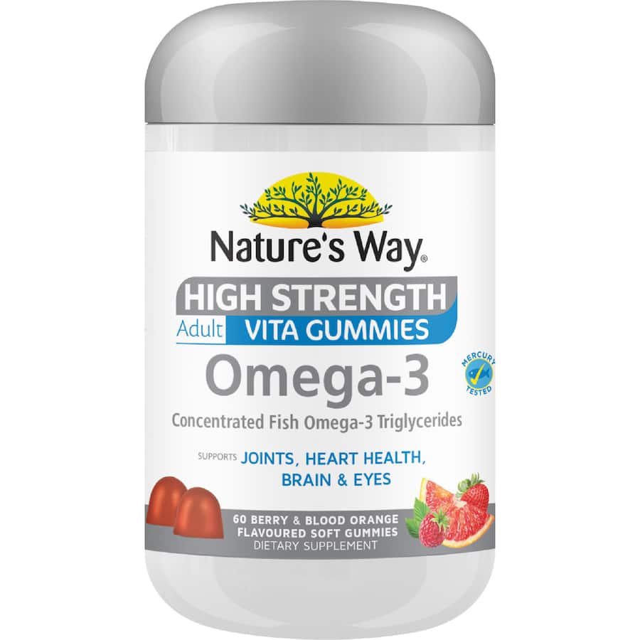 Nature's Way High Strength Supplement Omega 3 60s