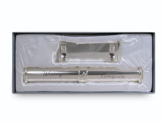 Wedding / Marraige Certificate Holder with Stand