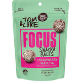Tom & Luke Snack Balls Focus Strawberry Matcha 132g