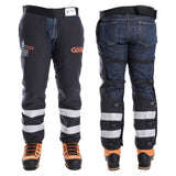 Clogger, Arcmax FR Chainsaw Chaps - Calf, CU91FCR - Navy - S