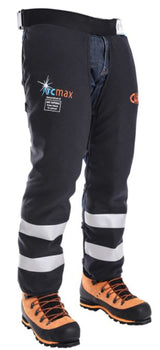 Clogger, Arcmax FR Chainsaw Chaps - Calf, CU91FCR - Navy - L