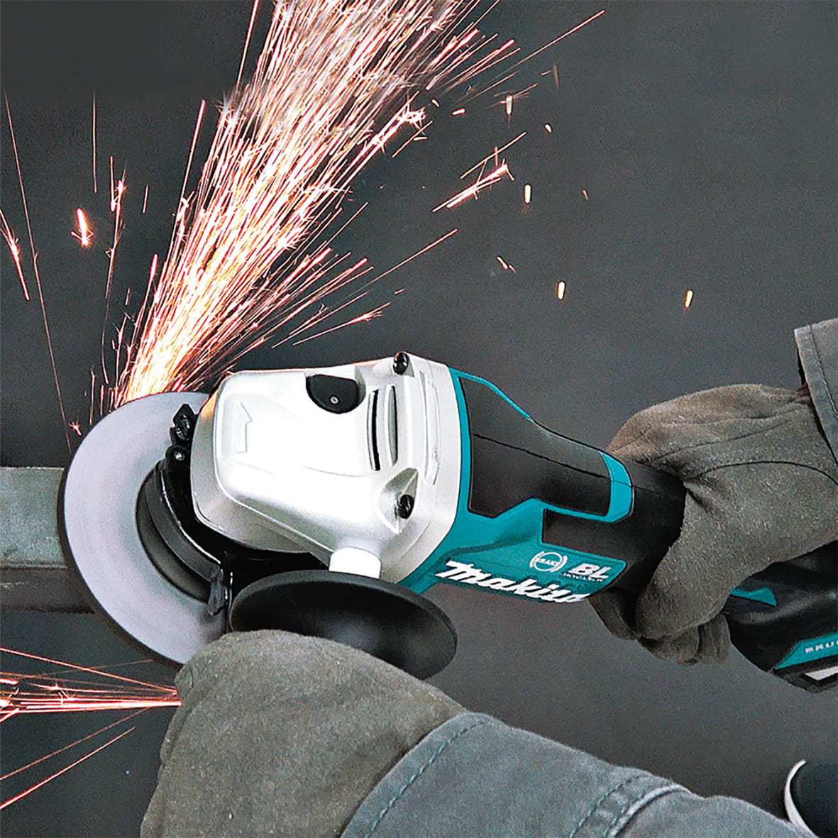 Makita 18V LXT AWS Paddle Switch Angle Grinder 125mm (Cordless Skin Only)