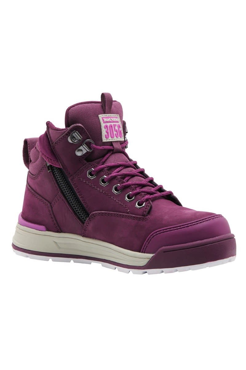 Hard Yakka, 3056 Women's Zip Sided Boot, Y60250 - SHIRAZ - 10