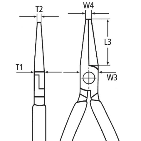 Knipex Assembly Pliers - Long Reach Nose 280mm