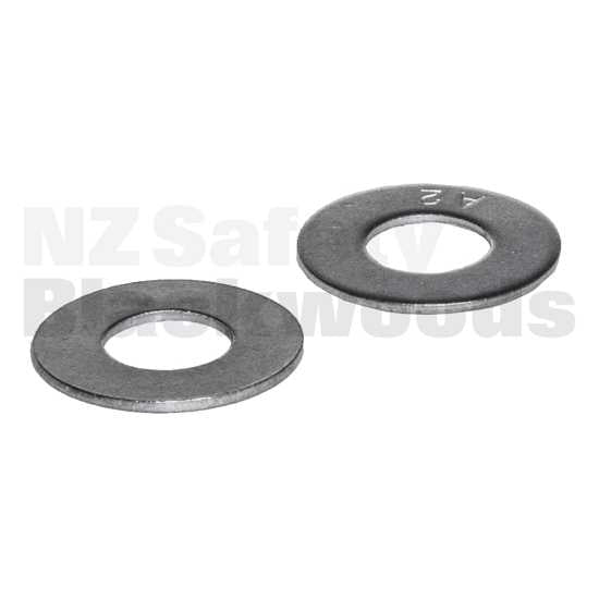 3/4 x 1 - 1/2 x 16g Zinc Light Washer - 200 Pack