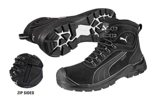 Puma Sierra Nevada 630527 Safety Boots - Black (Size 6)