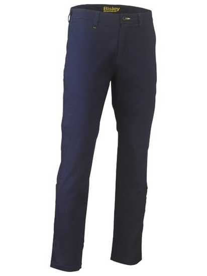 Bisley, Stretch Work Pant, BP6008-Stout Fit (Pair) - Navy - Size: 127