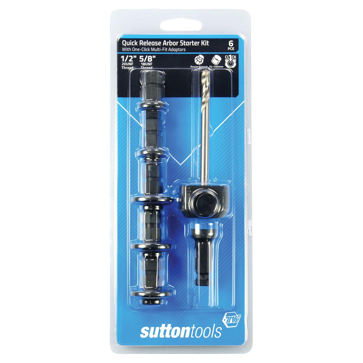 Sutton 6 Piece Quick Release Arbor Starter Kit