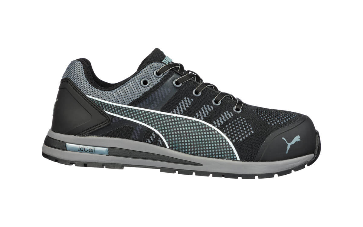 Puma, Elevate Knit Safety Shoe, 643167 (Pair) - Black - 46