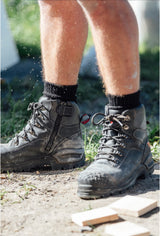 John Bull, 4598 Crow 3.0 Zip Sided Safety Boot - Black - 10