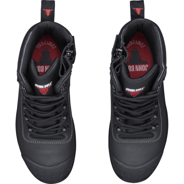 John Bull, 4598 Crow 3.0 Zip Sided Safety Boot - Black - 11