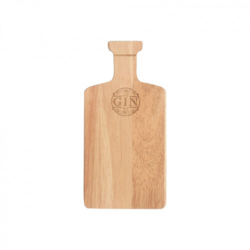 Premium Hevea wood Gin Bar Prep Board for slicing, serving nibbles, and elevating your home entertaining experience.