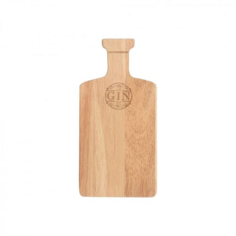 Premium Hevea wood Gin Bar Prep Board for slicing, serving nibbles, and elevating your home entertaining experience.