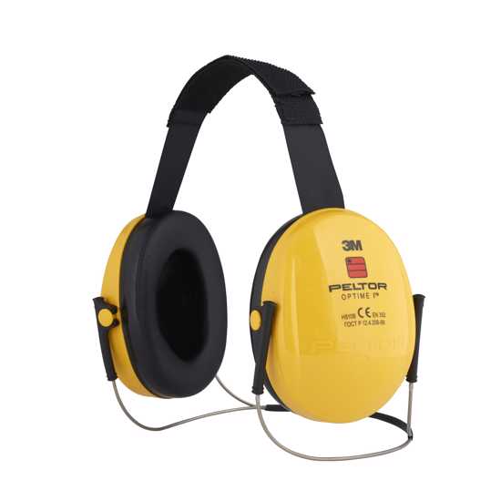 3M PELTOR Optime I Neckband Earmuff H510B Yellow (Each)