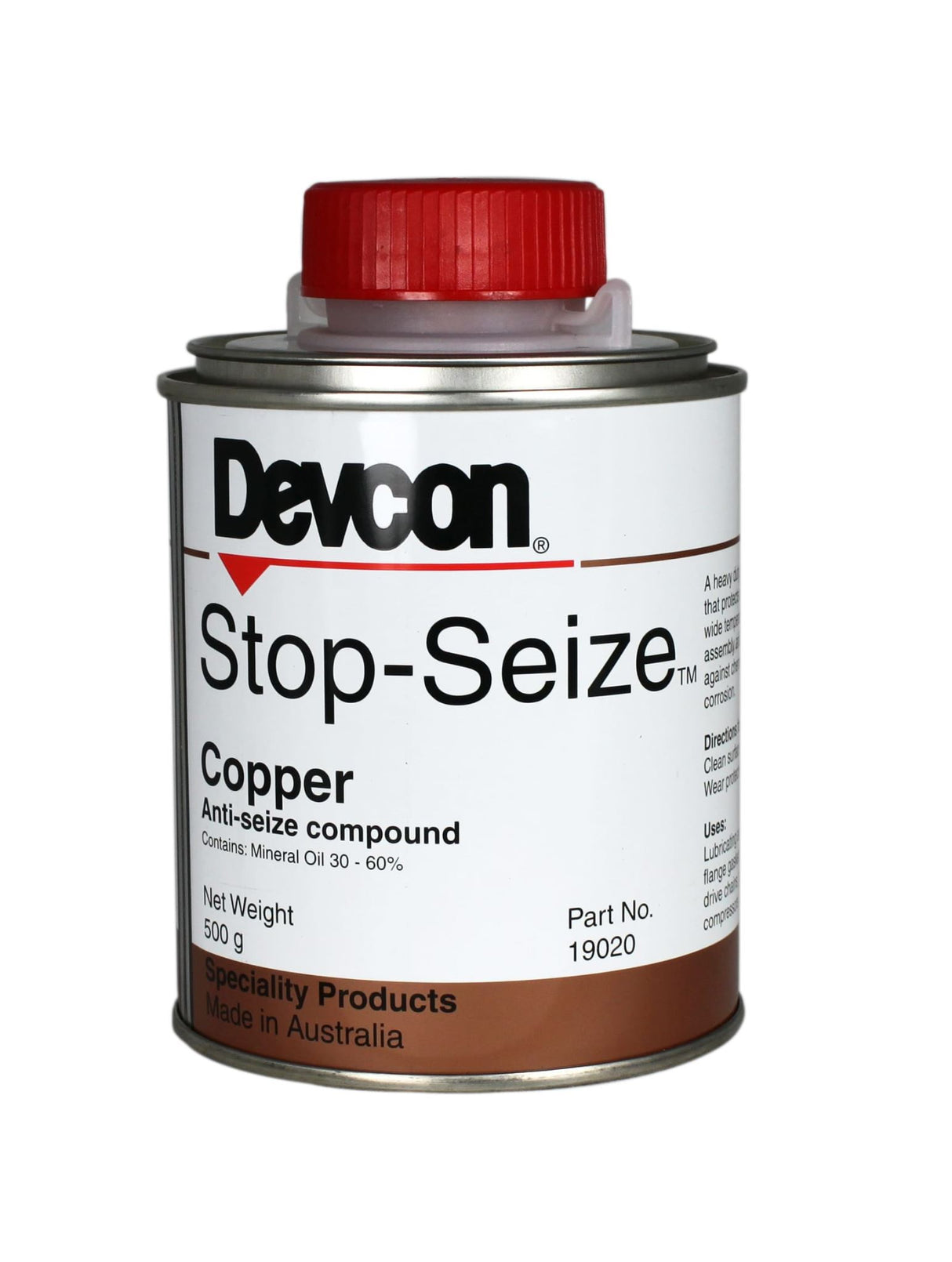 Devcon Anti-Seize Copper 500g (Each)