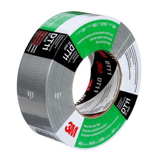 3M Duct Tape Heavy Duty DT11 SILVER - 48mm x 55m - 1 - Roll