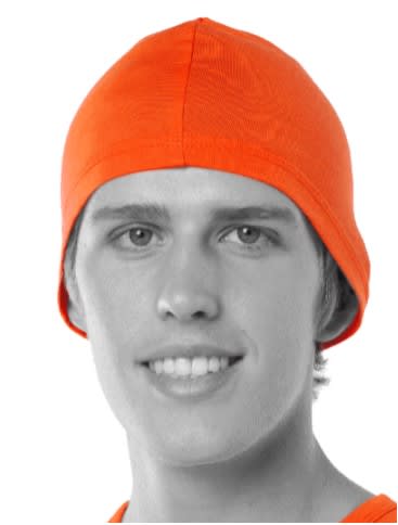 Flame Resistant Skull Beanie - Orange (Size: XL)