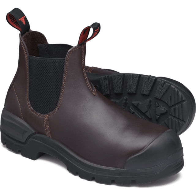 John Bull,4291 Cougar 3.0 Elastic Side Safety Boot - Oxblood - 10
