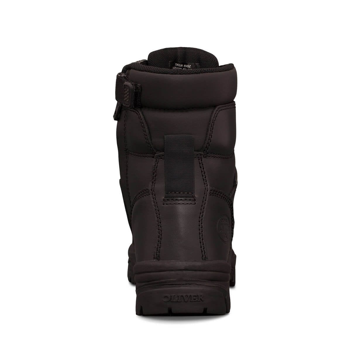 Oliver 45-645Z Zip Sided Safety Boots - Black (Size: 12)