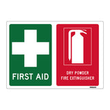 First Aid/Fire Extinguisher W125mm x H90mm (Pack of 5) - Standard