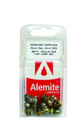 Alemlube Grease Nipple M8 x 1 90 DEG 10PK