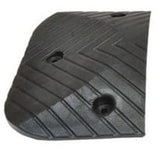 Speed Hump End Cap - Heavy Duty - Black H50mm