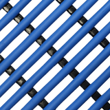 Aqua Tube Matting - Blue 900mm wide per m