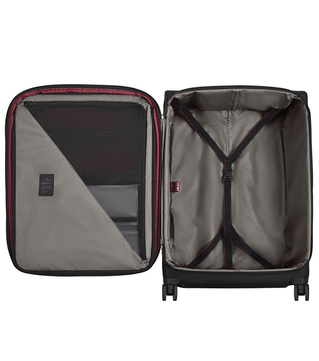 Victorinox Crosslight 76 cm Large Expandable Softside Luggage - Black