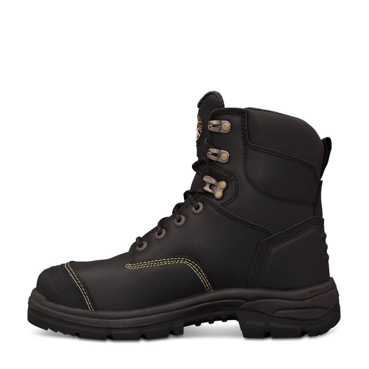 Oliver 55-345 Lace up Safety Boots - Black - 06