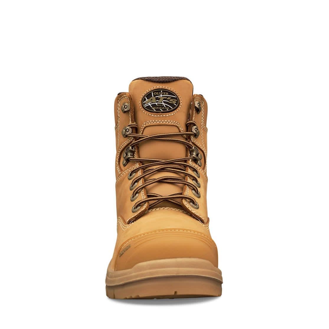 Oliver 55-332 Lace up Safety Boots - Wheat (Size: 11)