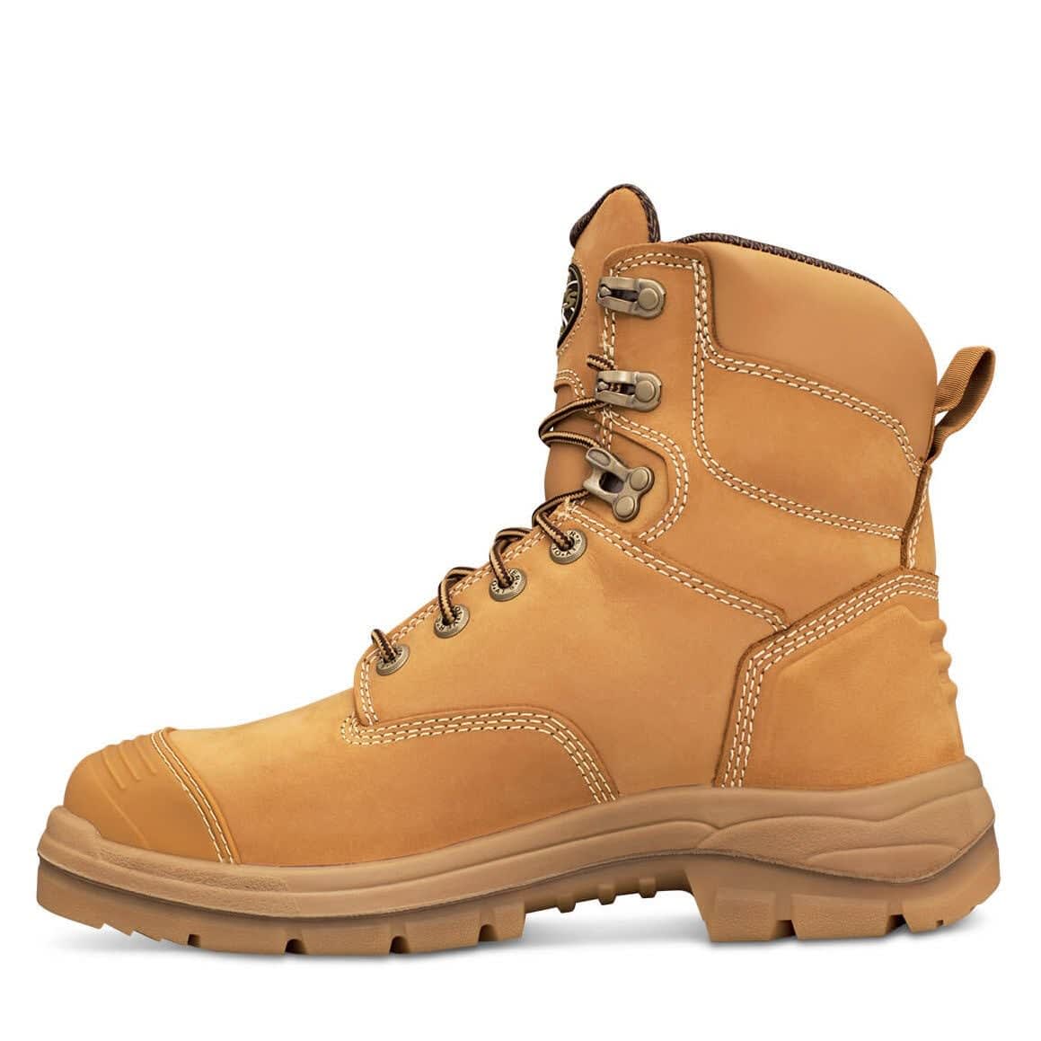 Oliver 55-332 Lace up Safety Boots - Wheat (Size: 11)