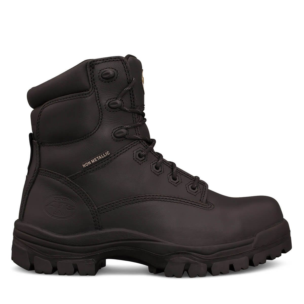 Oliver 45-645 Lace Up Safety Boots - Black - 11