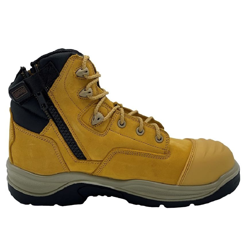 Magnum, Sitemaster Zip Sided Safety Boot, MSMR120 - Wheat (Size: 14)
