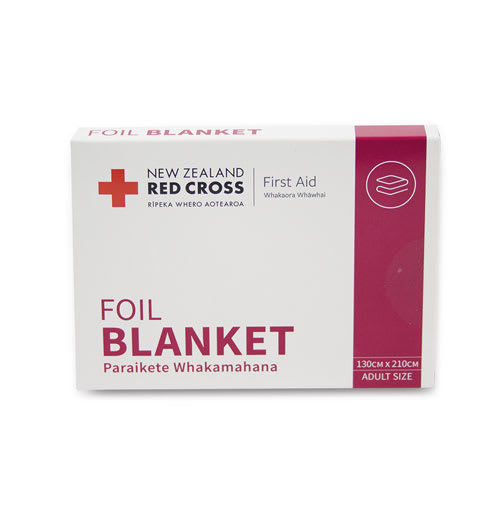 Red Cross Foil Blanket Adult