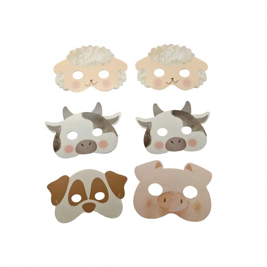 Whiz Pop Bang Paper Masks Big Adventures 6pack