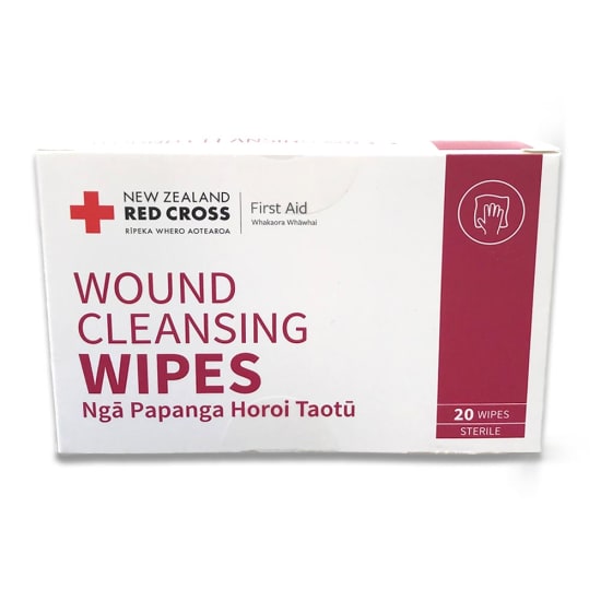 Red Cross Wound Cleansing Wipes-Box of 20 (Packet)