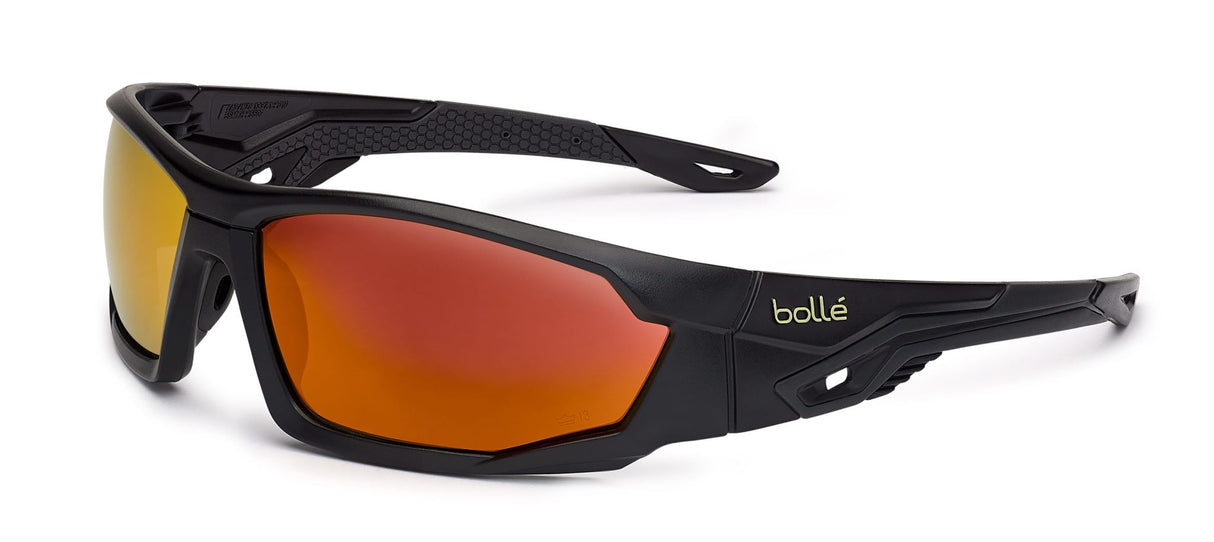 Bolle Mercuro Safety Glasses Red Flash Polarised