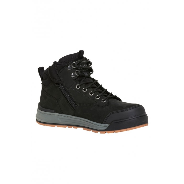 Hard Yakka, 3056 Zip Sided Safety Boot, Y60201 - Standard - 13