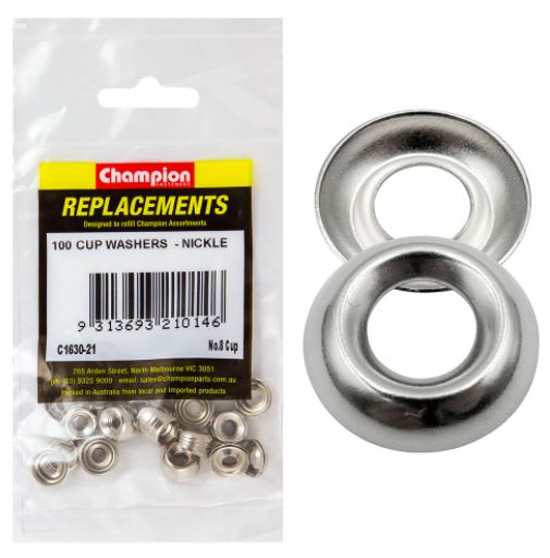 8G Cup Washer -100pk (Packet)