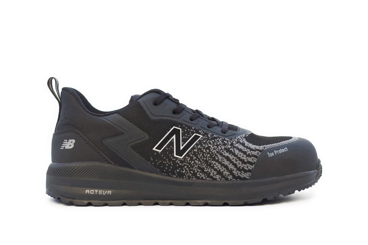 New Balance, Speedware Safety Shoe - Black/Black - 12