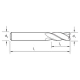 Sutton 4 Flute Regular Endmill 16mm - R30 N