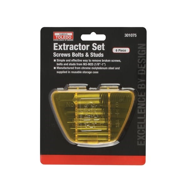 Toledo Screw Extractor 6 Piece Set