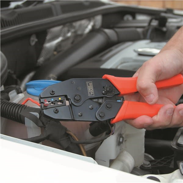 Toledo Ratcheting Crimping Pliers 220mm