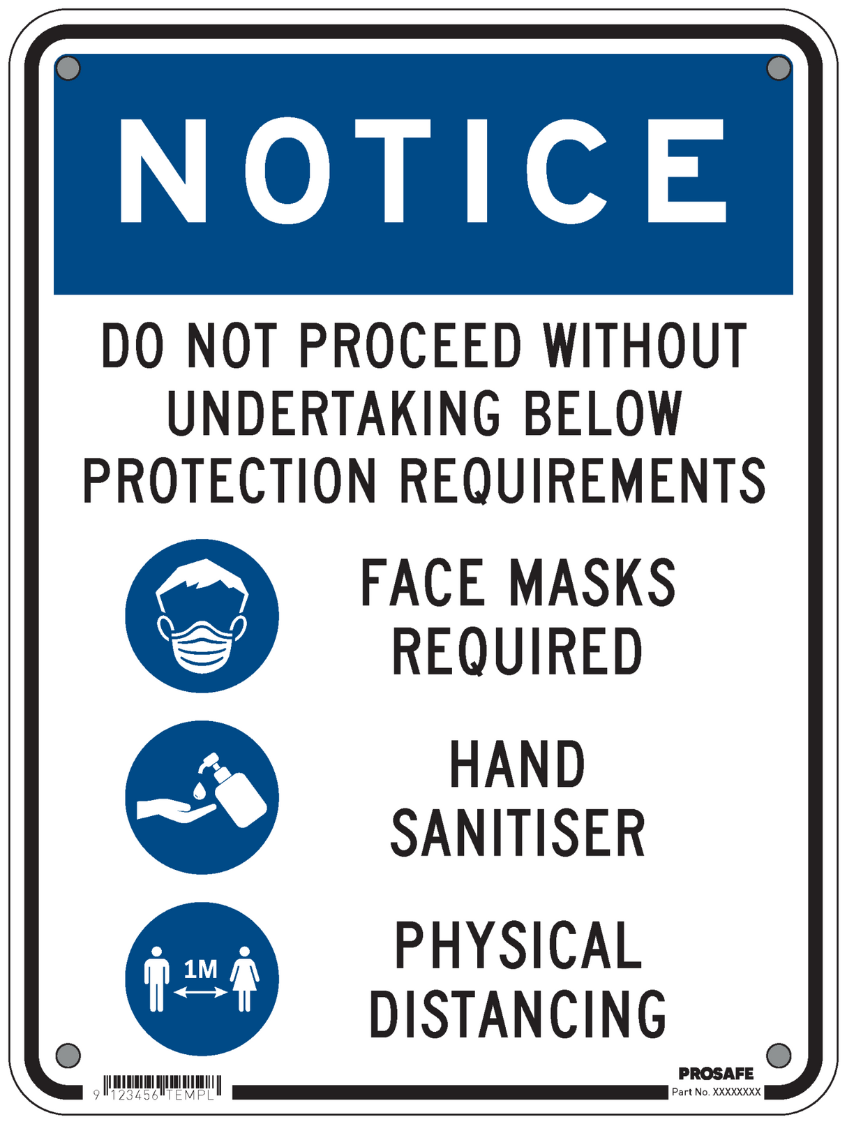 NOTICE SIGN | DO NOT PROCEED - PPE