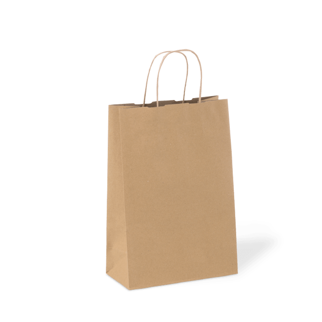 #16 Kraft Paper Carry Bag Twist Handle 355x240x120mm 200 (Case)