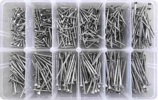 Surefix Square Drive Drive Screw Stainless Kit-452 piece (Kit)