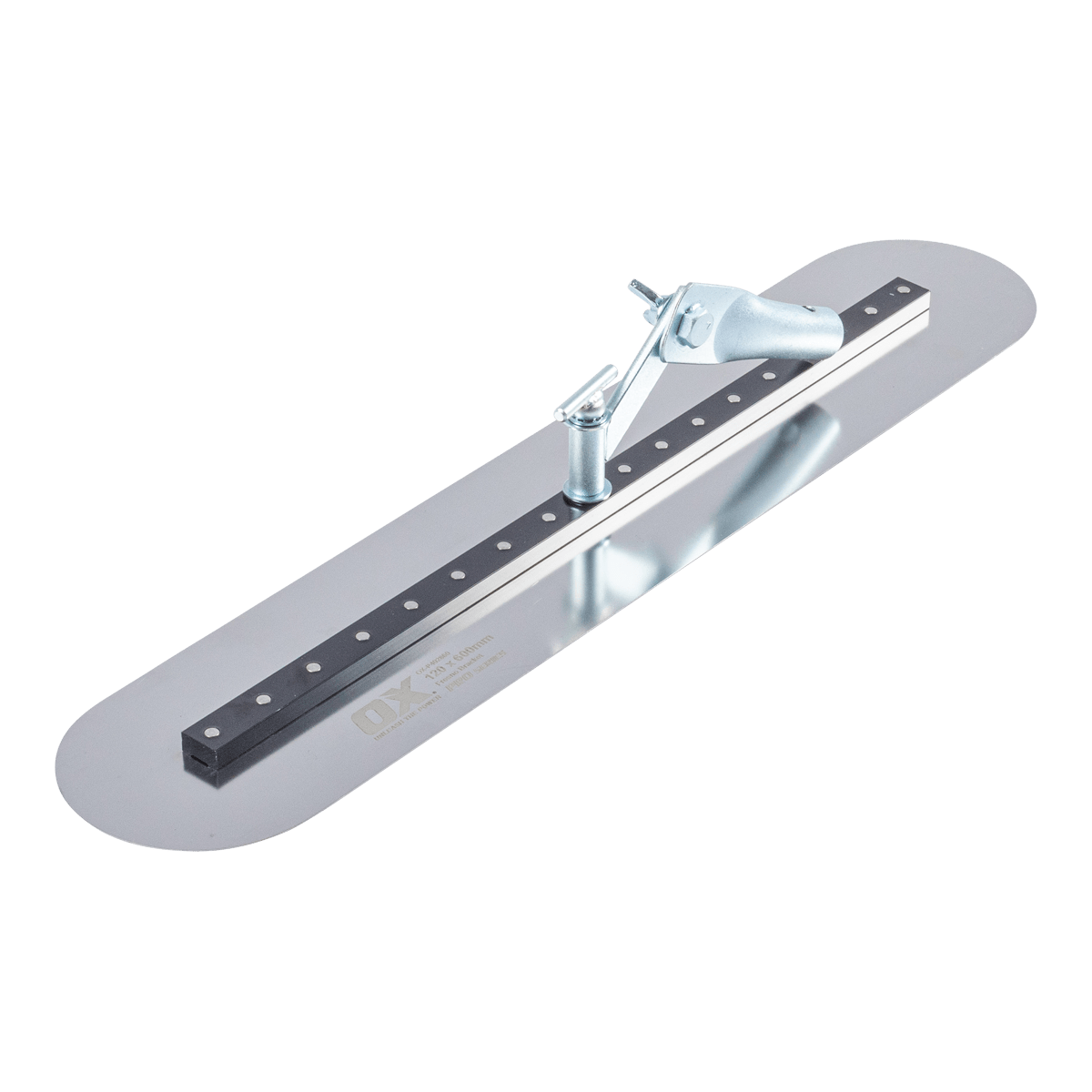 OX Stainless Steel Rotating Walking Trowel 120mmx600mm