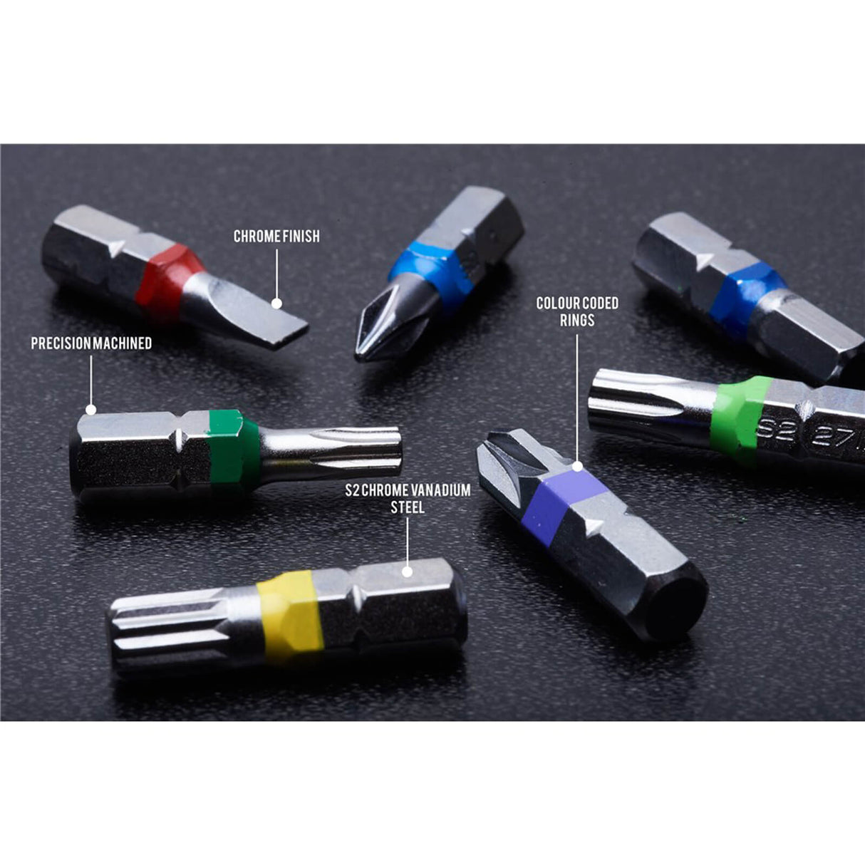 Kincrome 33 Piece General Bit & Holder Set 1/4" Drive